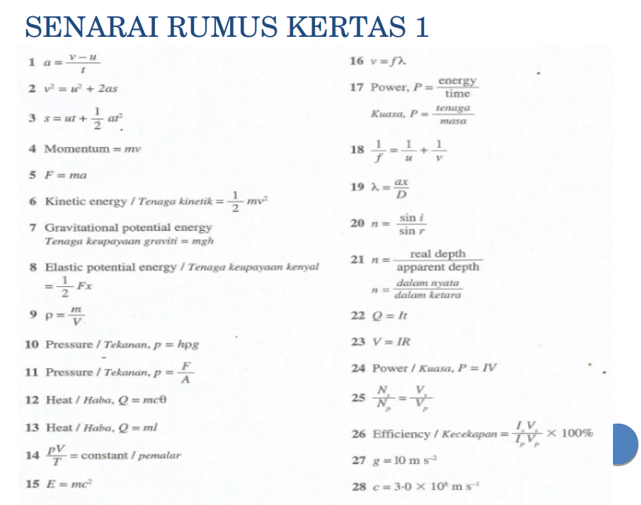 Teknik Menjawab Soalan SPM Fizik