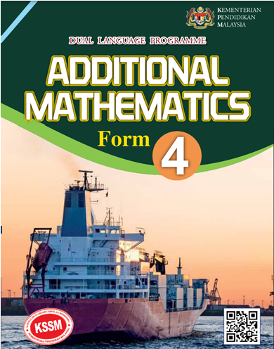 Additional Mathematics Textbook Form 4 DLP KSSM