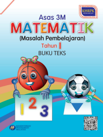 Buku Teks Digital Asas 3M  Matematik (Masalah Pembelajaran) Tahun 1