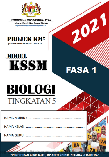 Modul Biologi Tingkatan 5 Fasa 1 2021