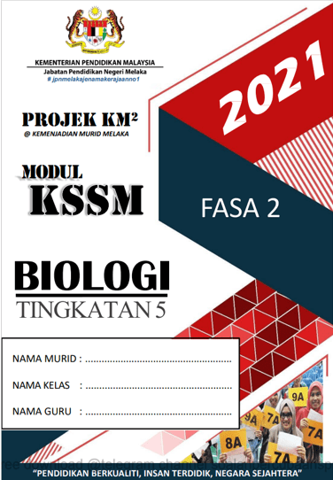 Modul Biologi Tingkatan 5 Fasa 2 2021