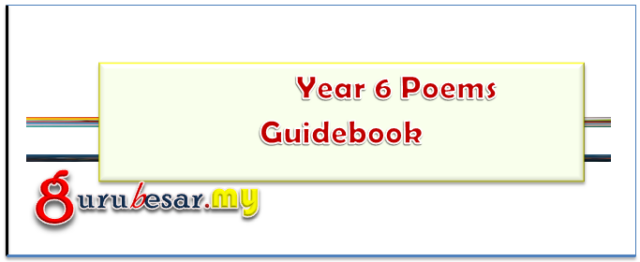 Year 6 Poems Guidebook