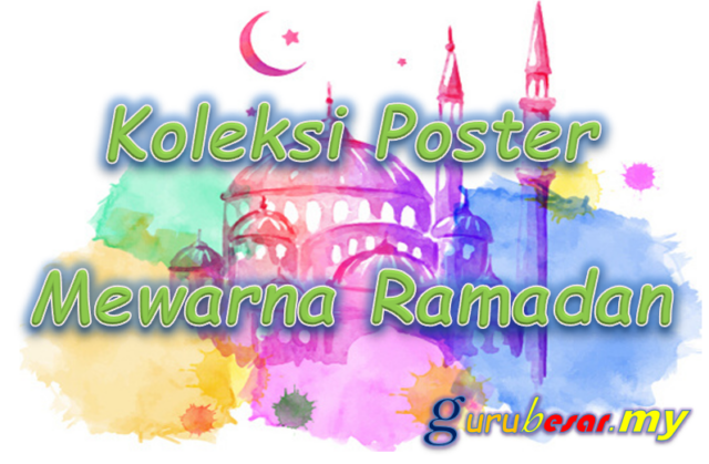 Koleksi Poster Mewarna Ramadan