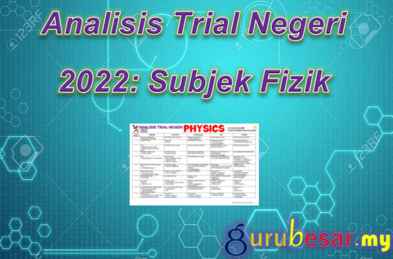 Analisis Trial Negeri 2022 Subjek Fizik GuruBesar.my