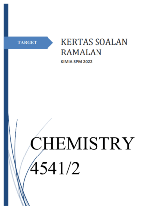 Soalan Ramalan Kimia SPM 2022  GuruBesar.my