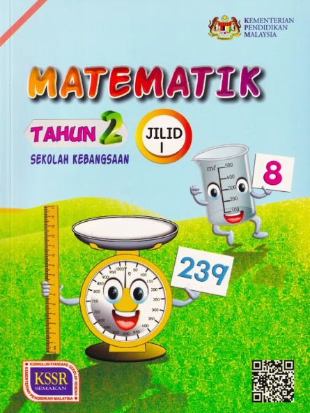 Buku Teks Digital Matematik Jilid 1 Dan 2 Tahun 2 SJKC KSSR