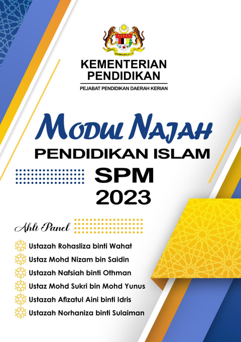 Modul Najah Pendidikan Islam SPM 2023 1