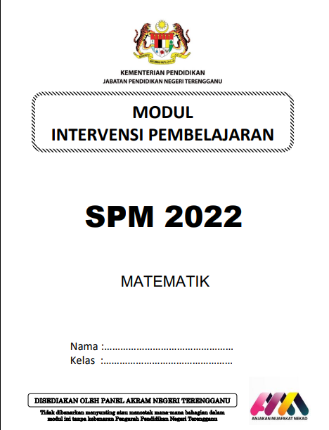 Modul MIP SPM Matematik 2022