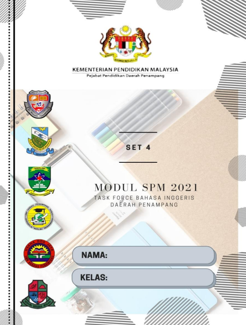 Modul SPM Task Force Bahasa Inggeris 2021