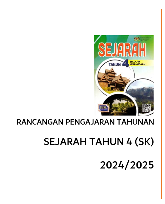 Himpunan RPT Sejarah 2024/2025 SK