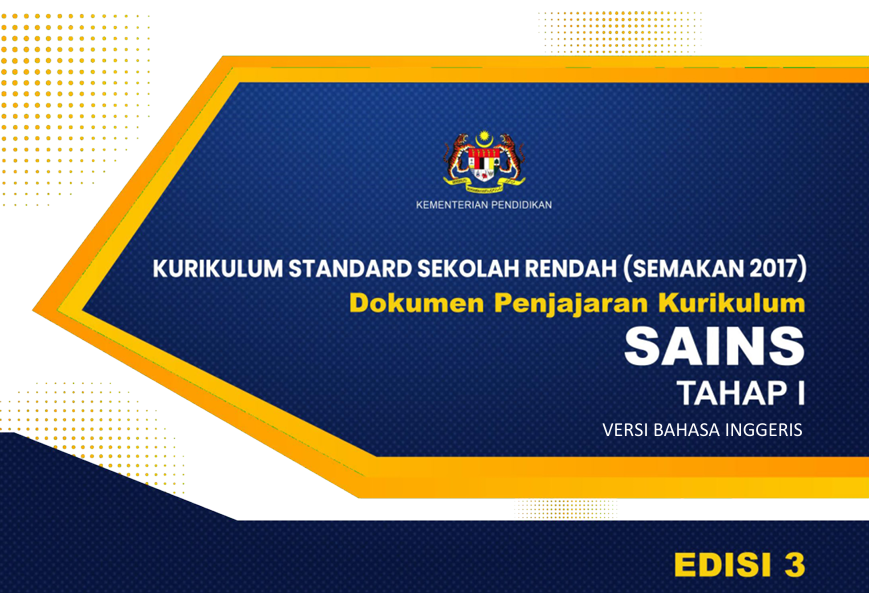 Dokumen Penjajaran KSSR Sains DLP Tahap 1 Edisi 3