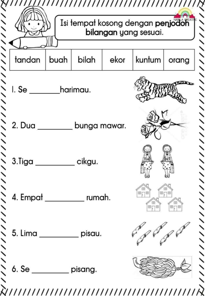 Latihan Bahasa Melayu Tahap 1