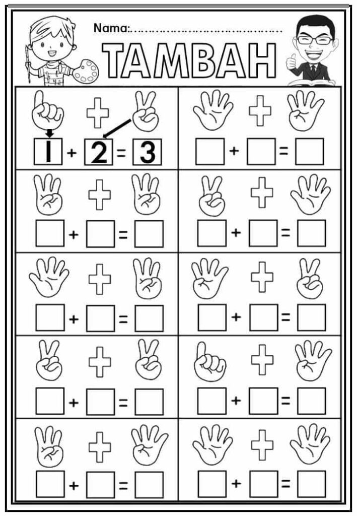 Latihan Matematik Operasi Tambah 1