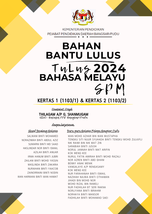 Modul Bahan Tulus Bahasa Melayu SPM 2024