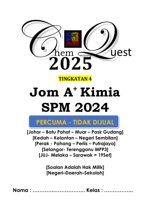 Modul ChemQuest 2024 T4 Edisi Stud