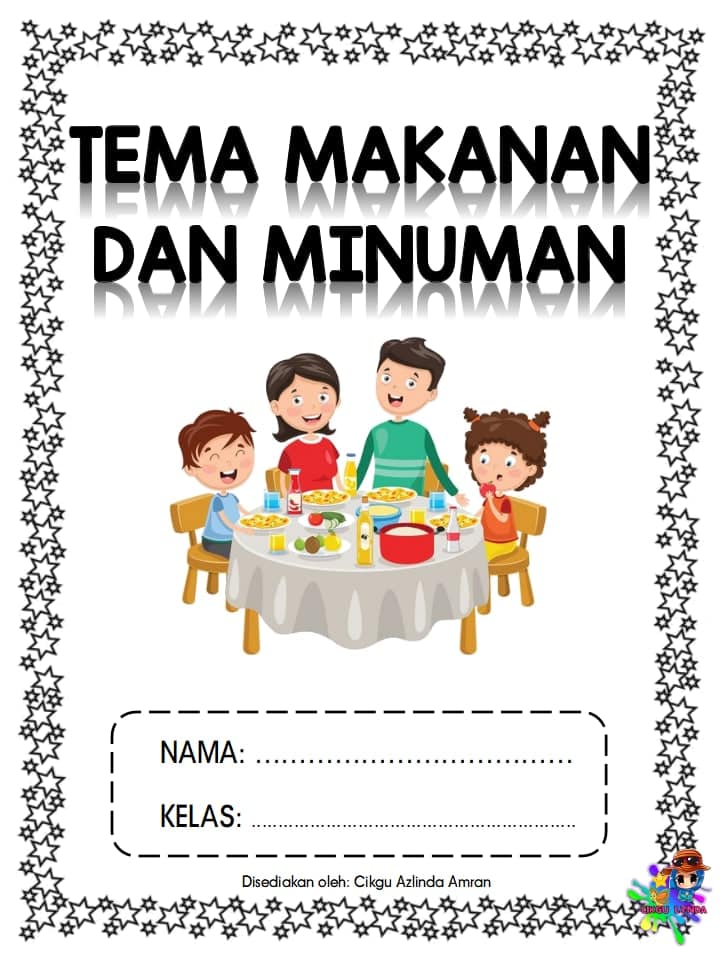 Lembaran Kerja Tema Makanan Dan Minuman Prasekolah