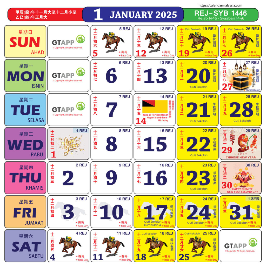 Kalendar Malaysia 2025