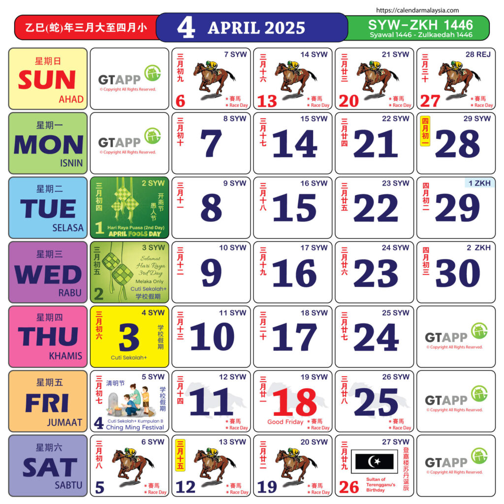 Kalendar Malaysia 2025