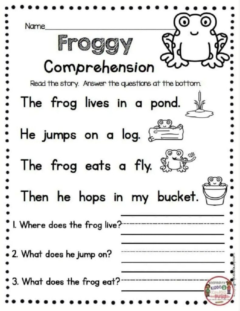 Bacaan Dan Latihan Bahasa Inggeris Prasekolah