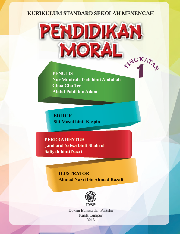 Buku Teks Pendidikan Moral Tingkatan 1 