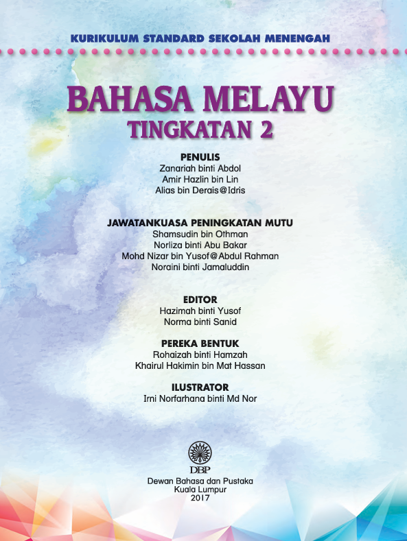 Buku Teks Bahasa Melayu Tingkatan 2