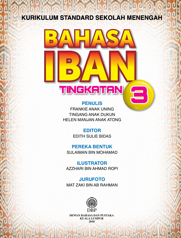 Buku Teks Bahasa Iban Tingkatan 3