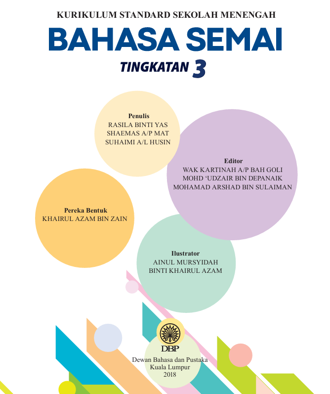 Buku Teks Bahasa Semai Tingkatan 3