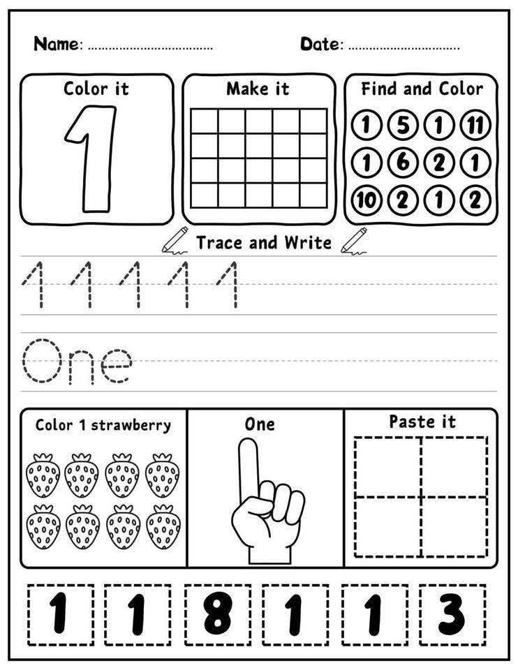 Lembaran Kerja Matematik Prasekolah 3 Lembaran Kerja Matematik Prasekolah