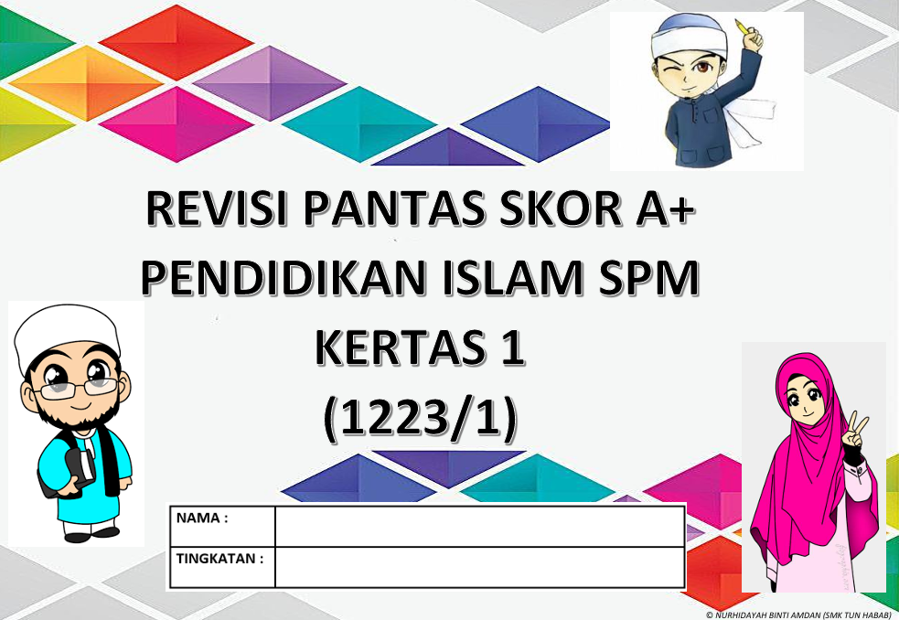 Nota Rivisi Skor A Pendidikan Islam Kertas 1 SPM