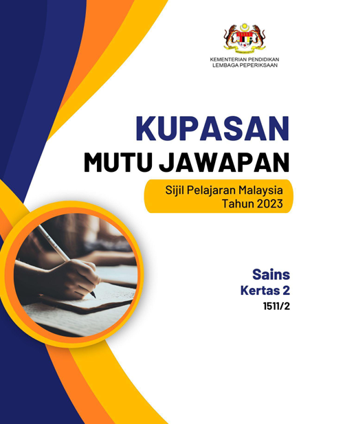 Kupasan Mutu Jawapan Sains SPM 2023