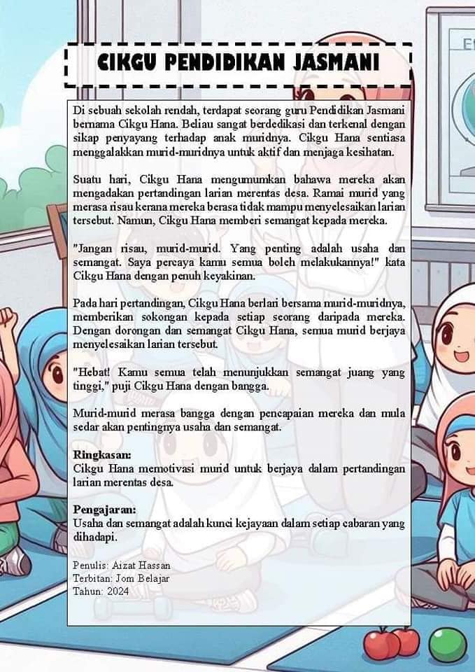 Koleksi Bahan Bacaan Cerpen Tahap 2