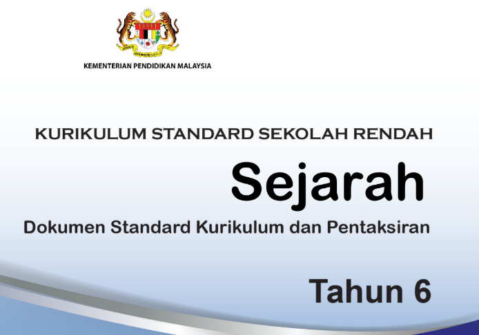 DSKP Sejarah Tahun 6 KSSR