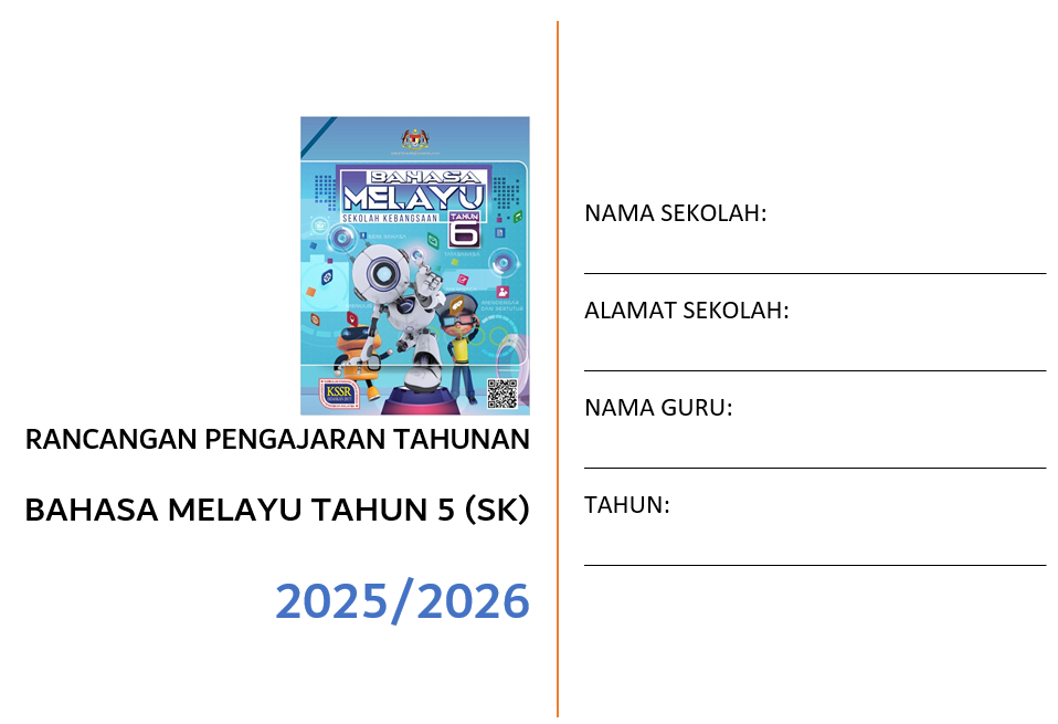 RPT Bahasa Melayu Tahun 6 SK 2025/2026