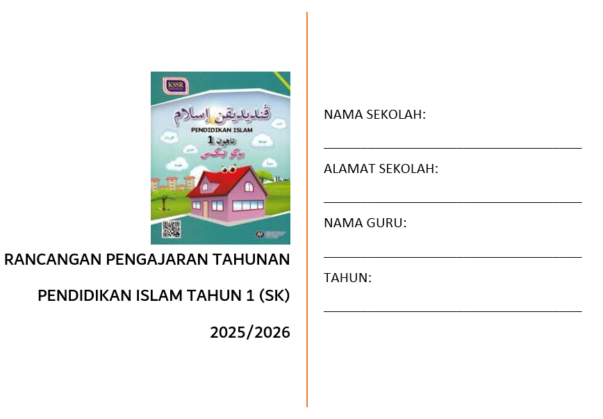 RPT Pendidikan Islam Tahun 1 SK 2025/2026