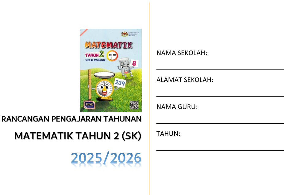 RPT Matematik Tahun 2 SK 2025/2026