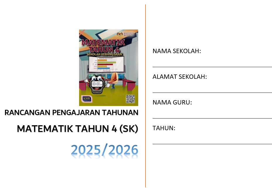 RPT Matematik Tahun 4 SK 2025/2026