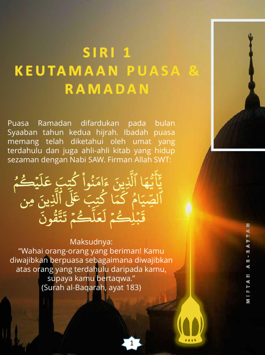 Himpunan Hadith Sahih Puasa Dan Ramadan