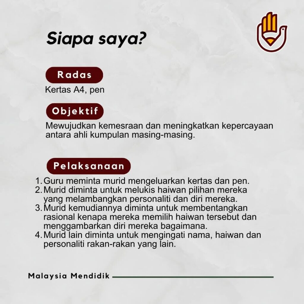 Modul Aktiviti Suai Kenal Minggu Orientasi Murid