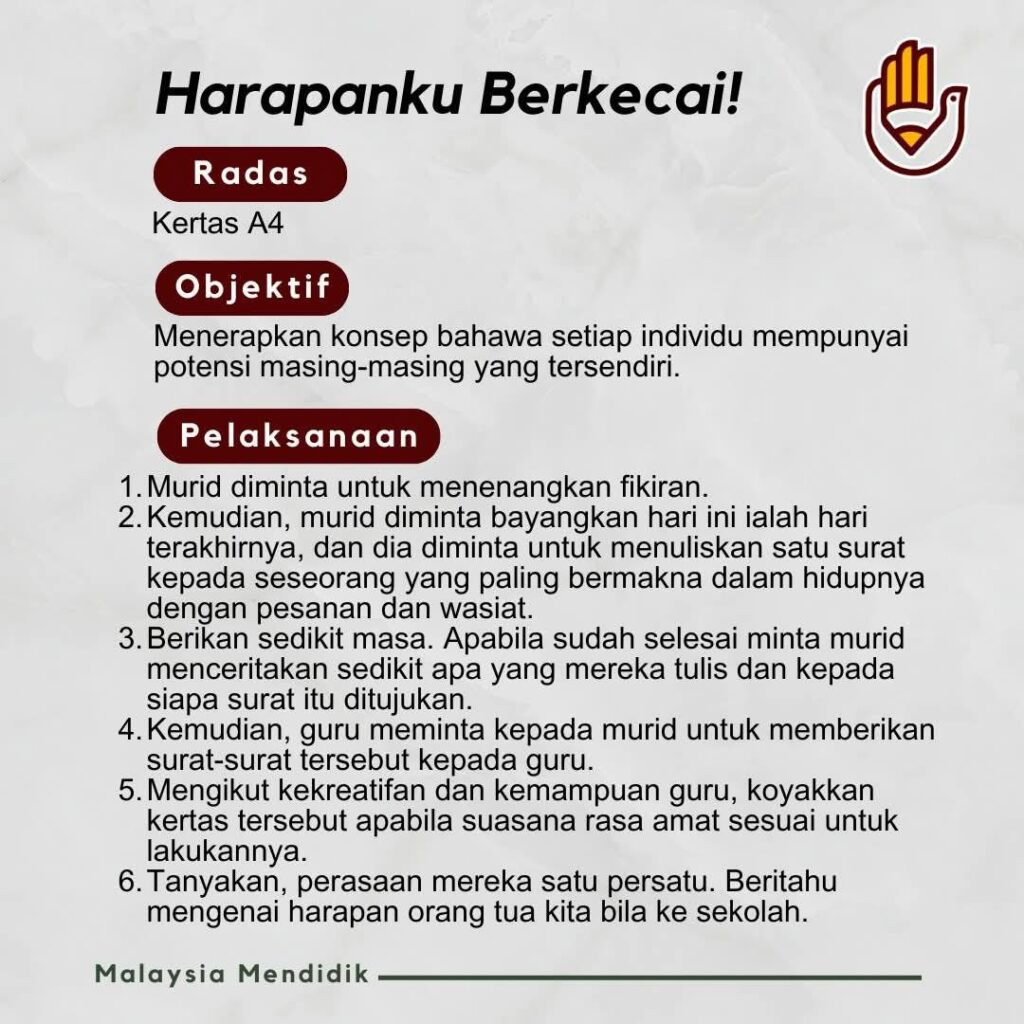 Modul Aktiviti Suai Kenal Minggu Orientasi Murid