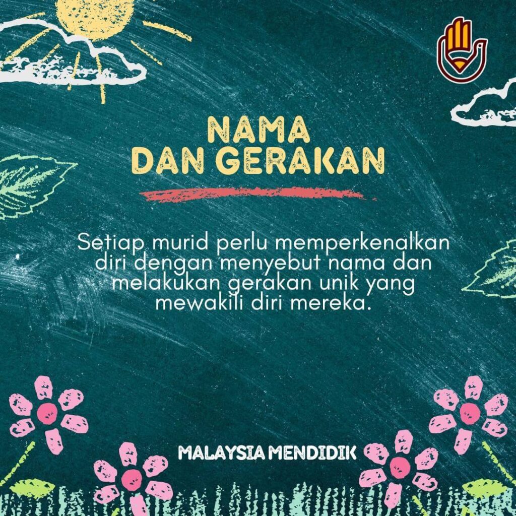 Cadangan Aktiviti Minggu Pertama Persekolahan