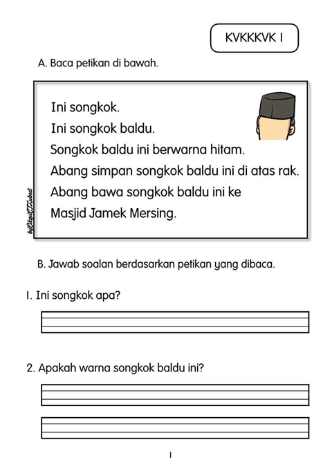 Kemahiran Menulis Murid Tahap 1 KSSR