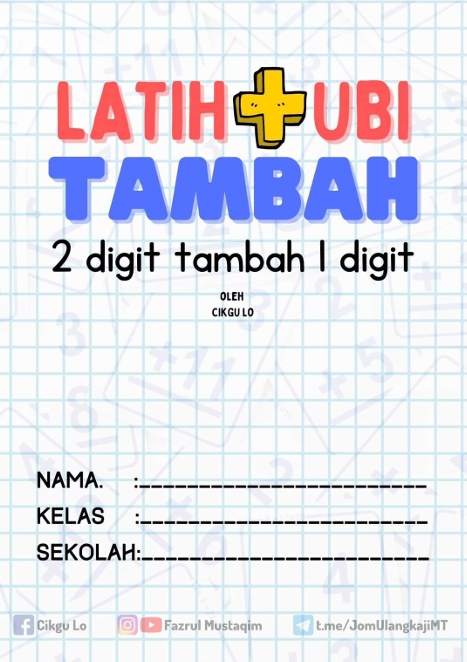 Latih Tubi Matematik Tahap 1 Operasi Tambah