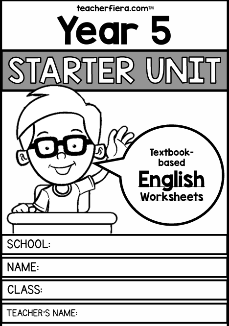 Year 5 Starter Unit English Worksheets