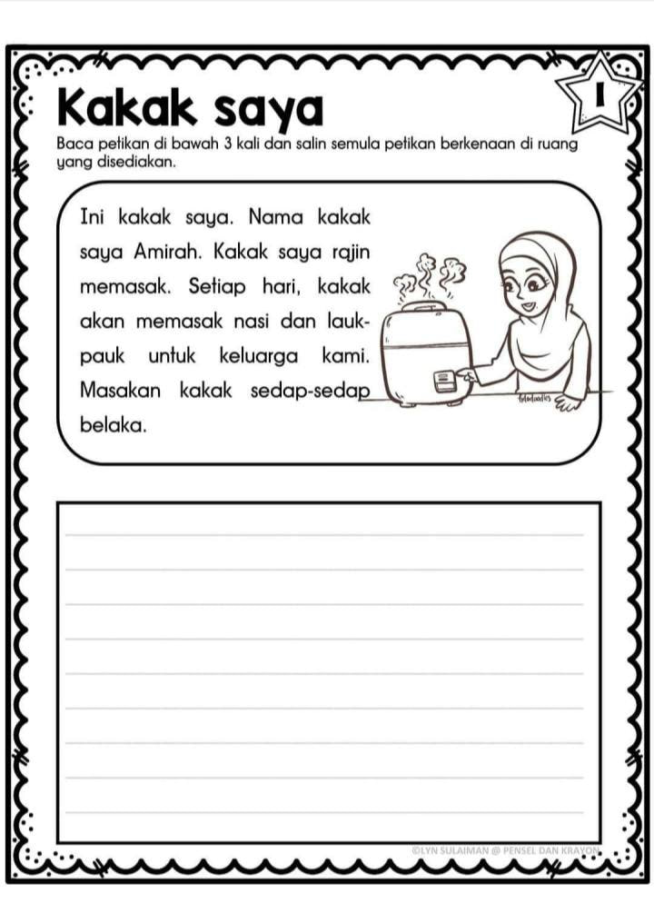 Latih Tubi Bahasa Melayu Bina Ayat Mudah 3 Latih Tubi Bahasa Melayu Bina Ayat Mudah