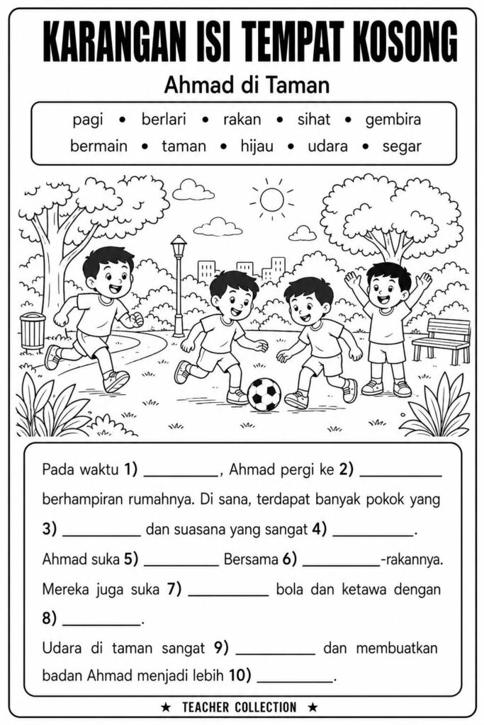 Latihan Karangan Isi Tempat Kosong 2 Latihan Karangan Isi Tempat Kosong