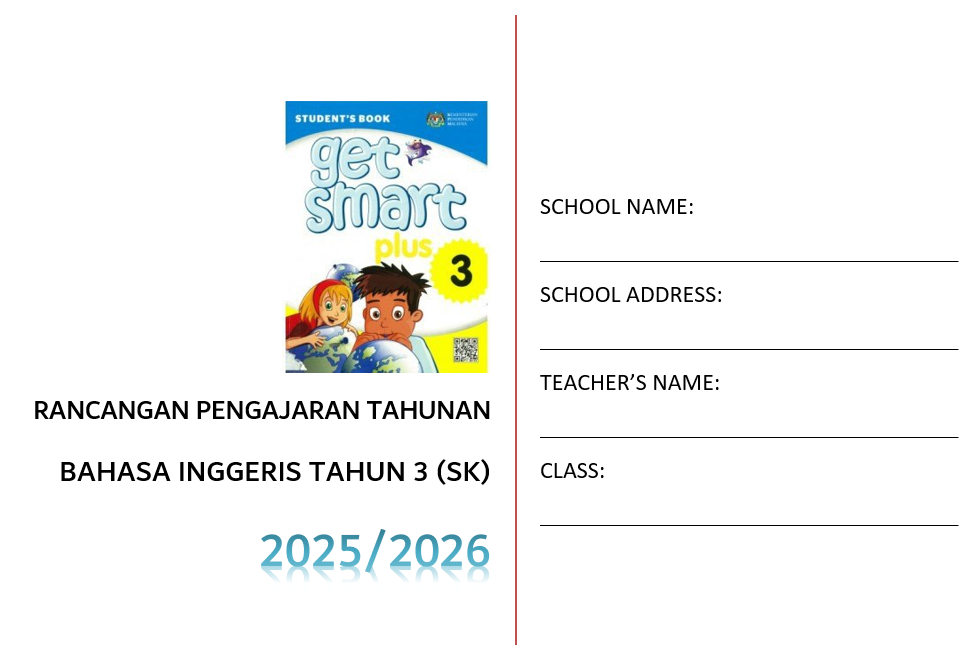 RPT Bahasa Inggeris Tahun 3 SK 2025/2026