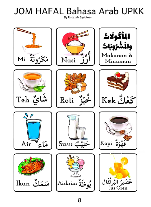 100 Perkataan Bahasa Arab UPKK