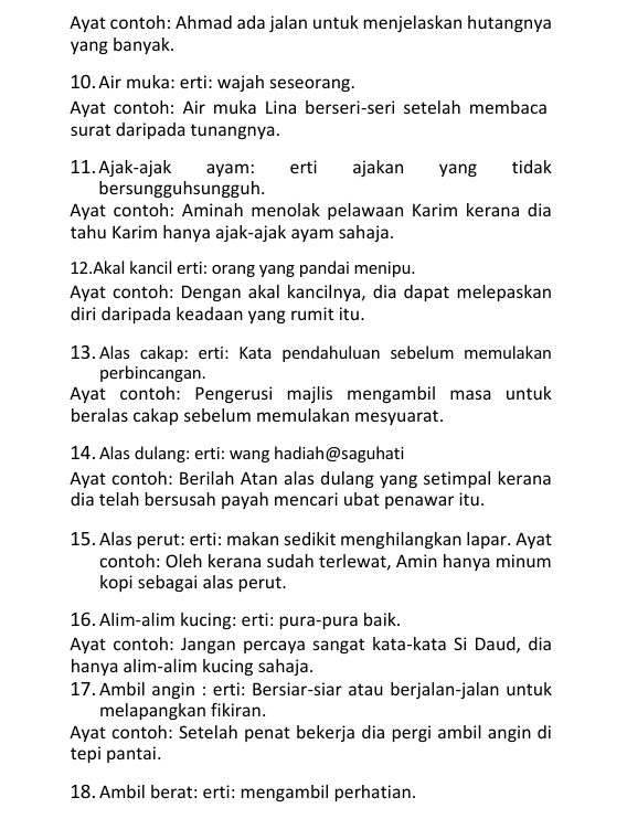 342 Koleksi Simpulan Bahasa