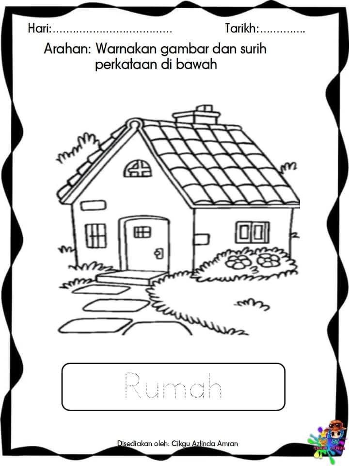Aktiviti Prasekolah Tema Rumah Saya