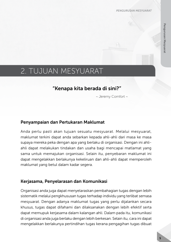 Buku Pengurusan Mesyuarat Berkualiti